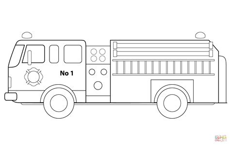 Fire Truck Template Printable